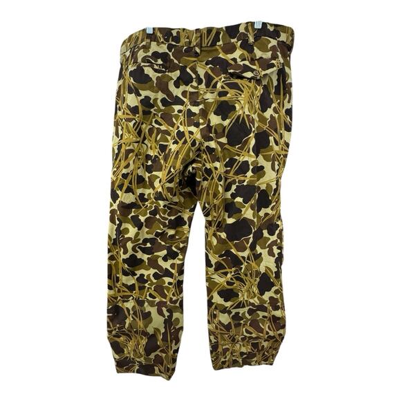 Vtg Mount'N Prairie Duck Camo Brush Pants Mens Sz 46x30 Brushbuster II Hunting - Picture 2 of 8